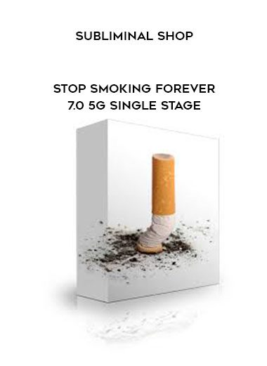 [Download Now] Subliminal Shop – Stop Smoking Forever 7.0 5G Single Stage