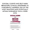 [Download Now] Suicidal Clients and Self-Harm Behaviors: Clinical Strategies to Confidently Address Two of the Most Daunting (and Potentially Lethal) Scenarios You’ll Work With – Meagan N Houston