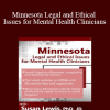 Susan Lewis - Minnesota Legal and Ethical Issues for Mental Health Clinicians