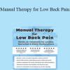 Ted German - Manual Therapy for Low Back Pain: Hands-on Treatment for Lumbar