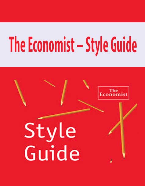 The Economist – Style Guide