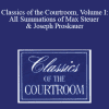 The Professional Education Group - Classics of the Courtroom