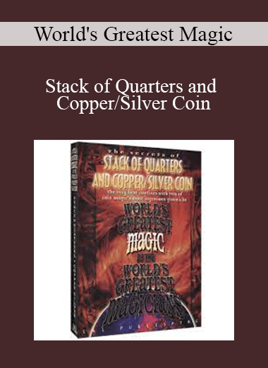 World's Greatest Magic - Stack of Quarters and Copper/Silver Coin