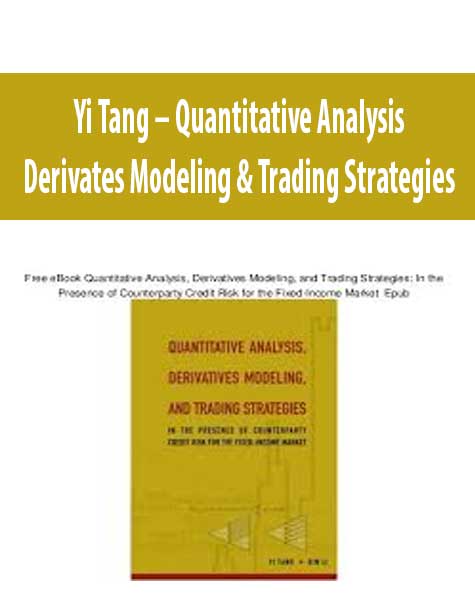 Yi Tang – Quantitative Analysis
