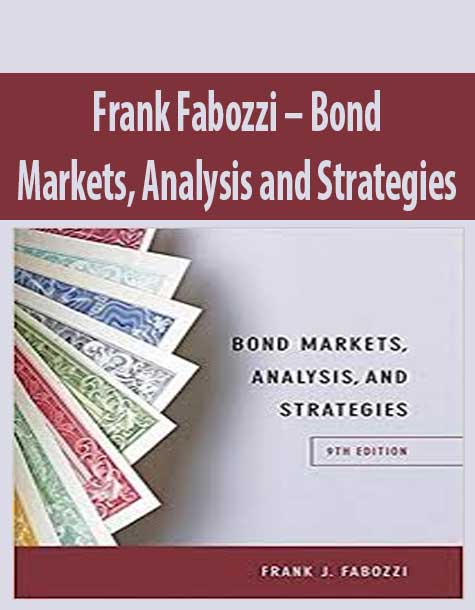 Frank Fabozzi – Bond Markets