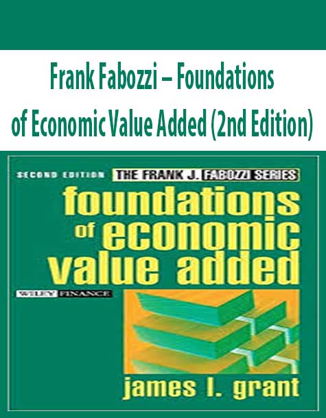 Frank Fabozzi – Foundations of Economic Value Added (2nd Edition)
