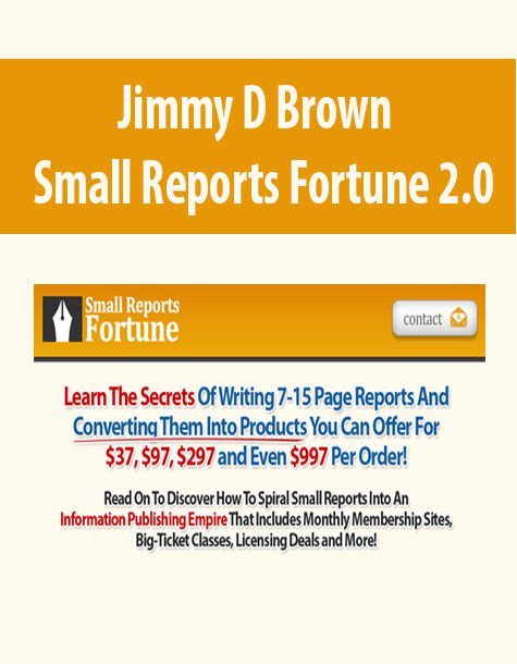 Jimmy D Brown – Small Reports Fortune 2.0