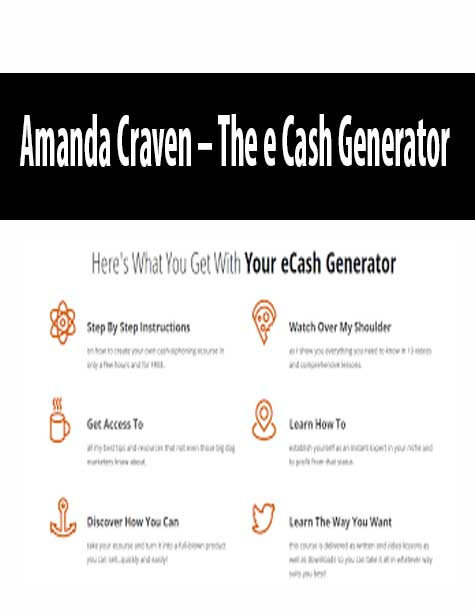 Amanda Craven – The e Cash Generator