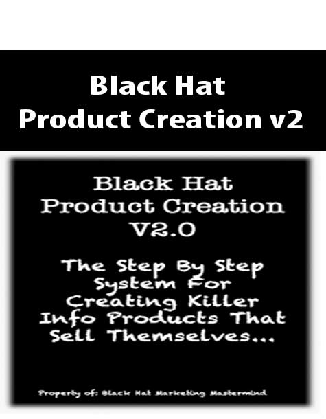 Black Hat Product Creation v2