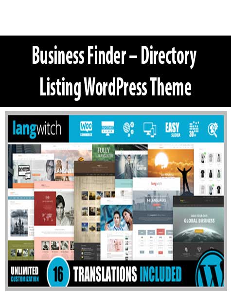 Business Finder – Directory Listing WordPress Theme