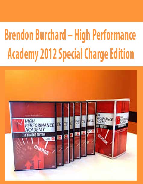 Brendon Burchard – High Performance Academy 2012 Special Charge Edition
