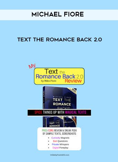 Michael Fiore – Text The Romance Back 2.0