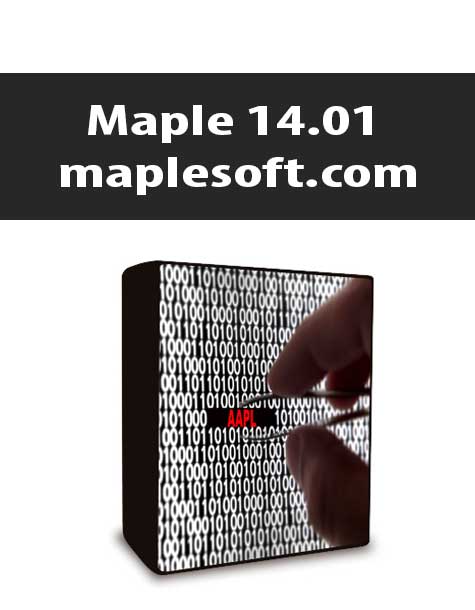 Maple 14.01 maplesoft.com