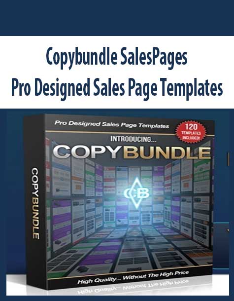 Copybundle SalesPages – Pro Designed Sales Page Templates