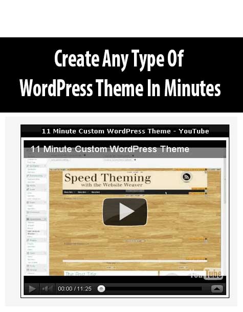 Create Any Type Of WordPress Theme In Minutes