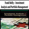 Frank Reilly – Investment Analysis and Portfolio Management
