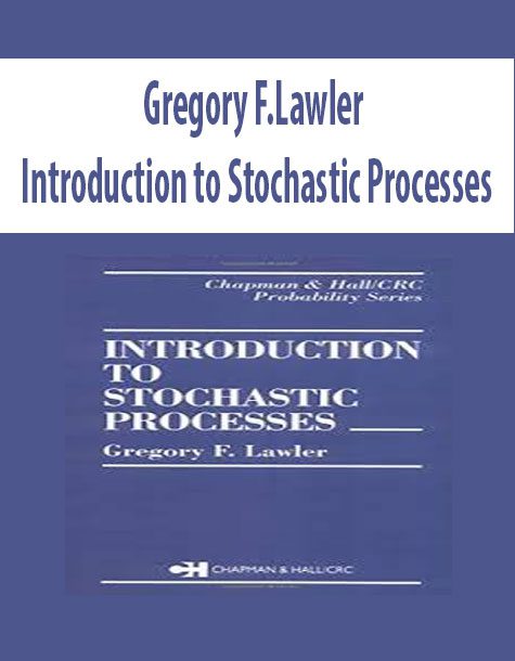 Gregory F.Lawler – Introduction to Stochastic Processes