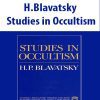 H.Blavatsky – Studies in Occultism