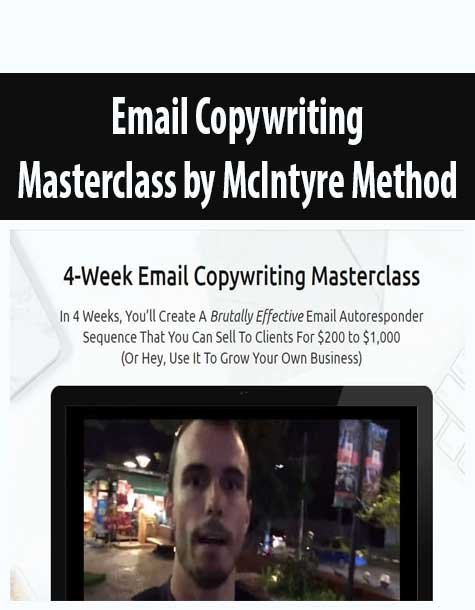 [Download Now] McIntyre Method - Email Copywriting Masterclass