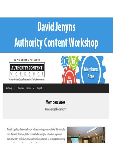 David Jenyns – Authority Content Workshop