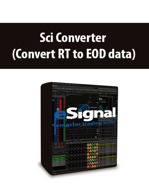 Sci Converter (Convert RT to EOD data)