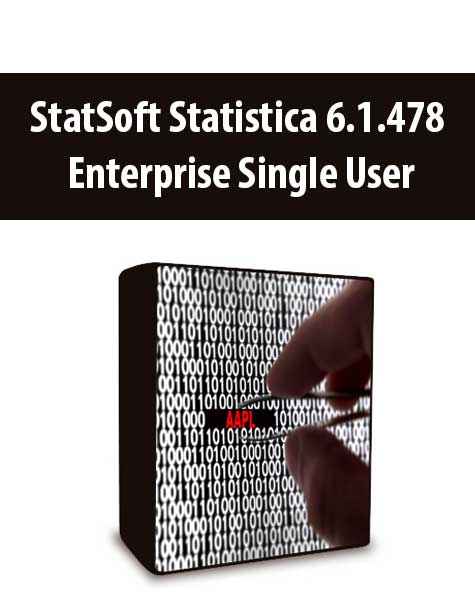 StatSoft Statistica 6.1.478 Enterprise Single User