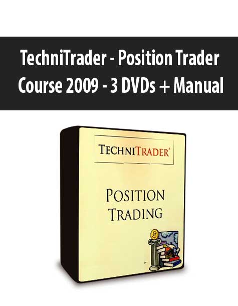 TechniTrader - Position Trader Course 2009 - 3 DVDs + Manual