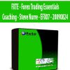 FXTE - Forex Trading Essentials Coaching - Steve Nurre - EFX07 - 20090824
