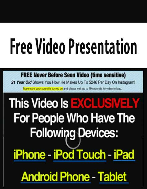 Free Video Presentation