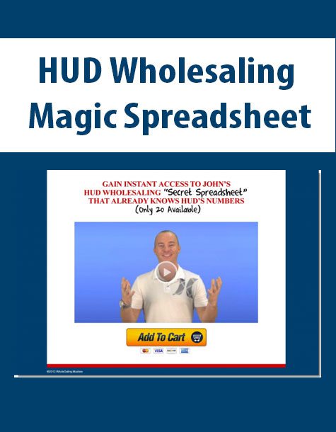 [Download Now] HUD Wholesaling Magic Spreadsheet