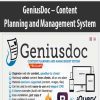 GeniusDoc – Content Planning and Management System