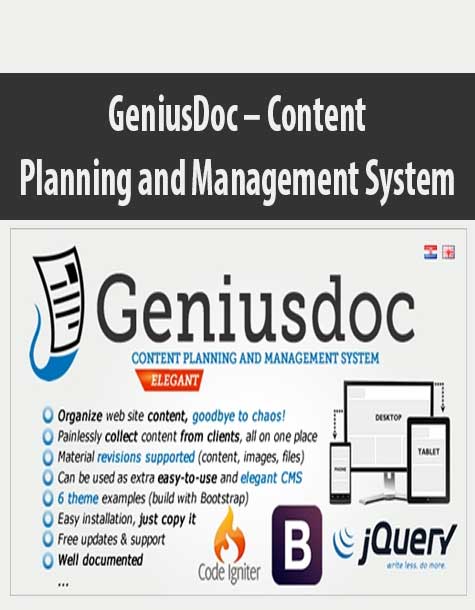 GeniusDoc – Content Planning and Management System