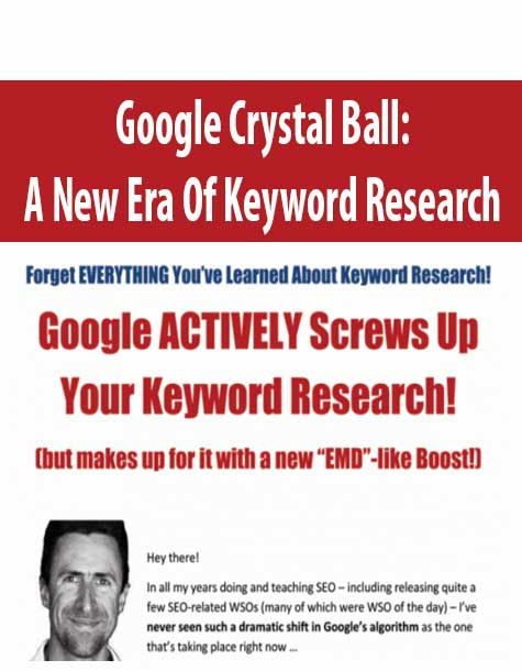 Google Crystal Ball: A New Era Of Keyword Research