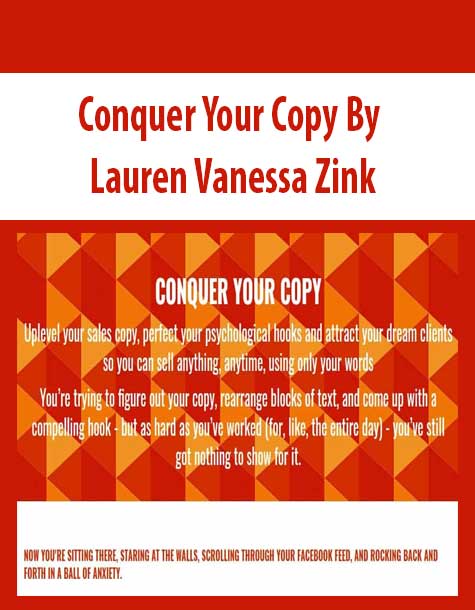 Conquer Your Copy By Lauren Vanessa Zink