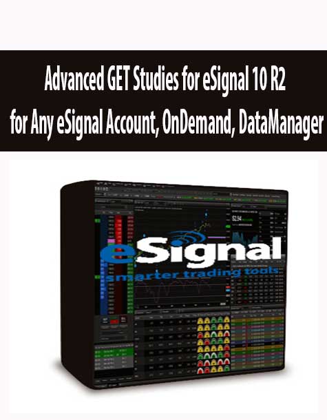Advanced GET Studies for eSignal 10 R2 for Any eSignal Account