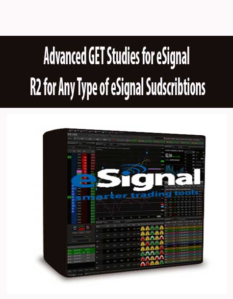 Advanced GET Studies for eSignal 10 R2 for Any Type of eSignal Sudscribtions
