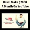 How I Make $2000 A Month On YouTube