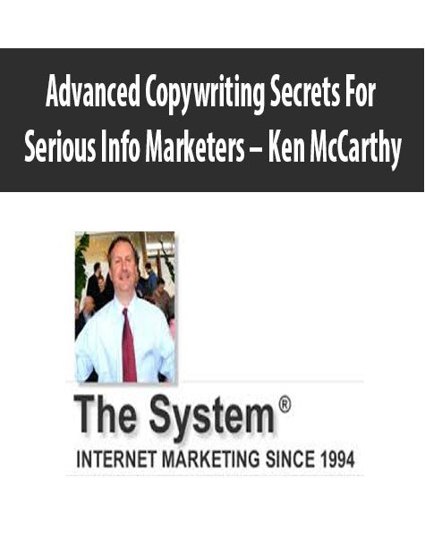 [Download Now] Advanced Copywriting Secrets For Serious Info Marketers – Ken McCarthy