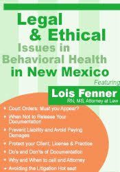[Download Now] Legal and Ethical Issues in Behavioral Health in New Mexico - Lois Fenner