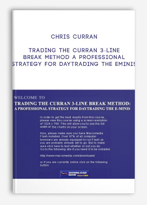 [Download Now] Chris Curran - Trading The Curran 3-Line Break Method A Professional Strategy For Daytrading The Eminis