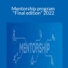illyrianfx - Mentorship program "Final edition" 2022
