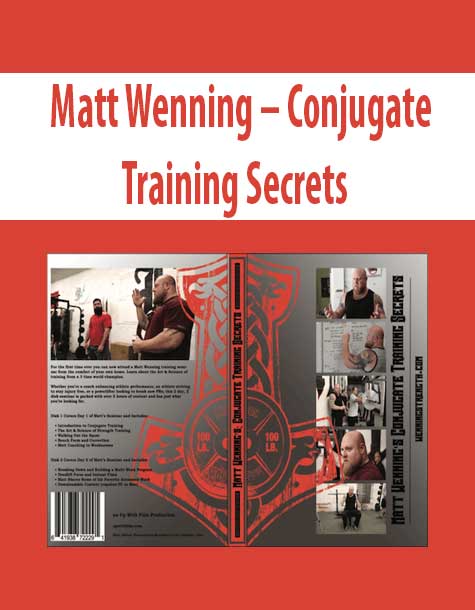 [Download Now] Matt Wenning – Conjugate Training Secrets