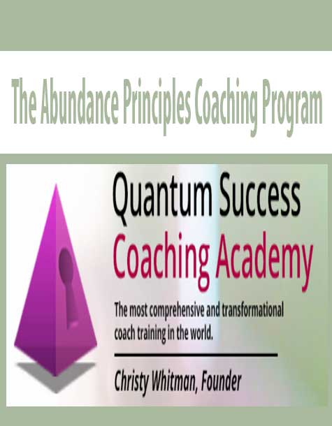 [Download Now] Christy Whitman - Quantum Success Coaching Academy 2020