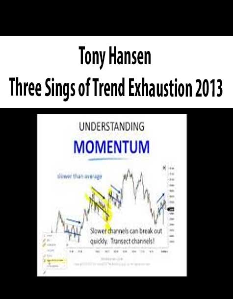 Tony Hansen – Three Sings of Trend Exhaustion 2013