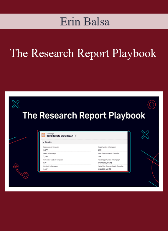 Erin Balsa - The Research Report Playbook Here We Grow, Yo