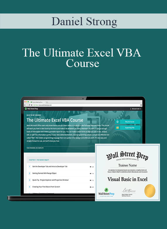 Daniel Strong - The Ultimate Excel VBA Course