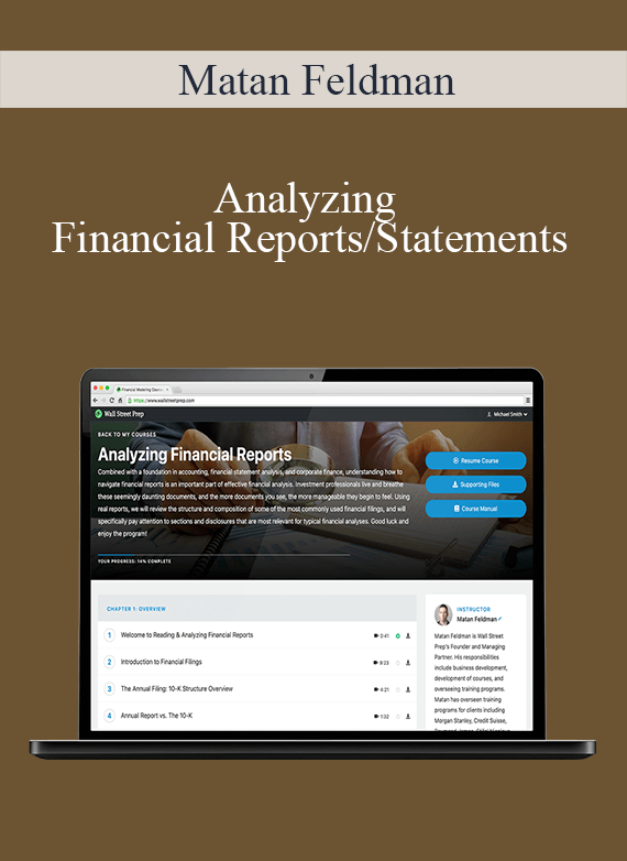 Matan Feldman - Analyzing Financial Reports Statements
