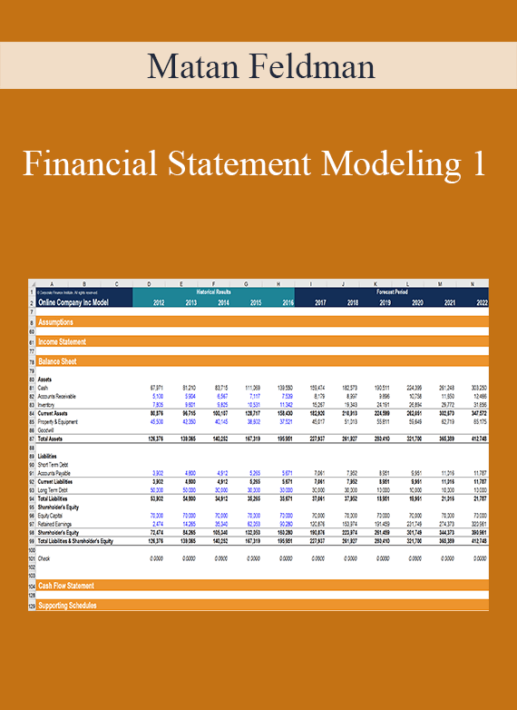 Matan Feldman - Financial Statement Modeling 1