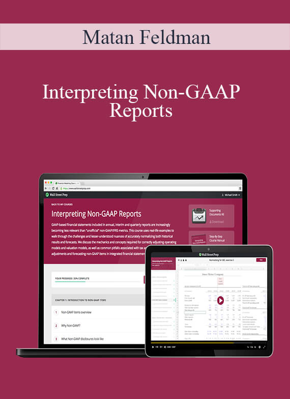 Matan Feldman - Interpreting Non-GAAP Reports