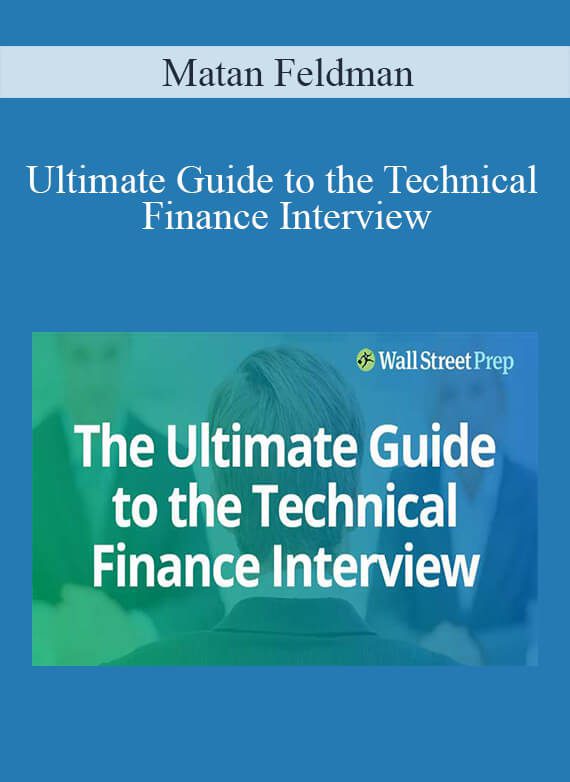 Matan Feldman - Ultimate Guide to the Technical Finance Interview